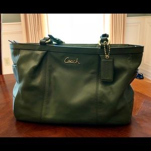 Authentic Coach Sage Green Leather Purse